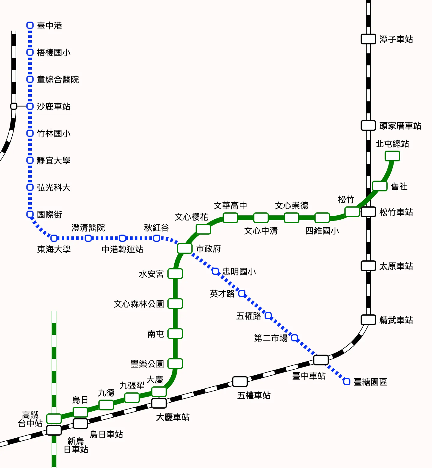 Taichung Mrt Map